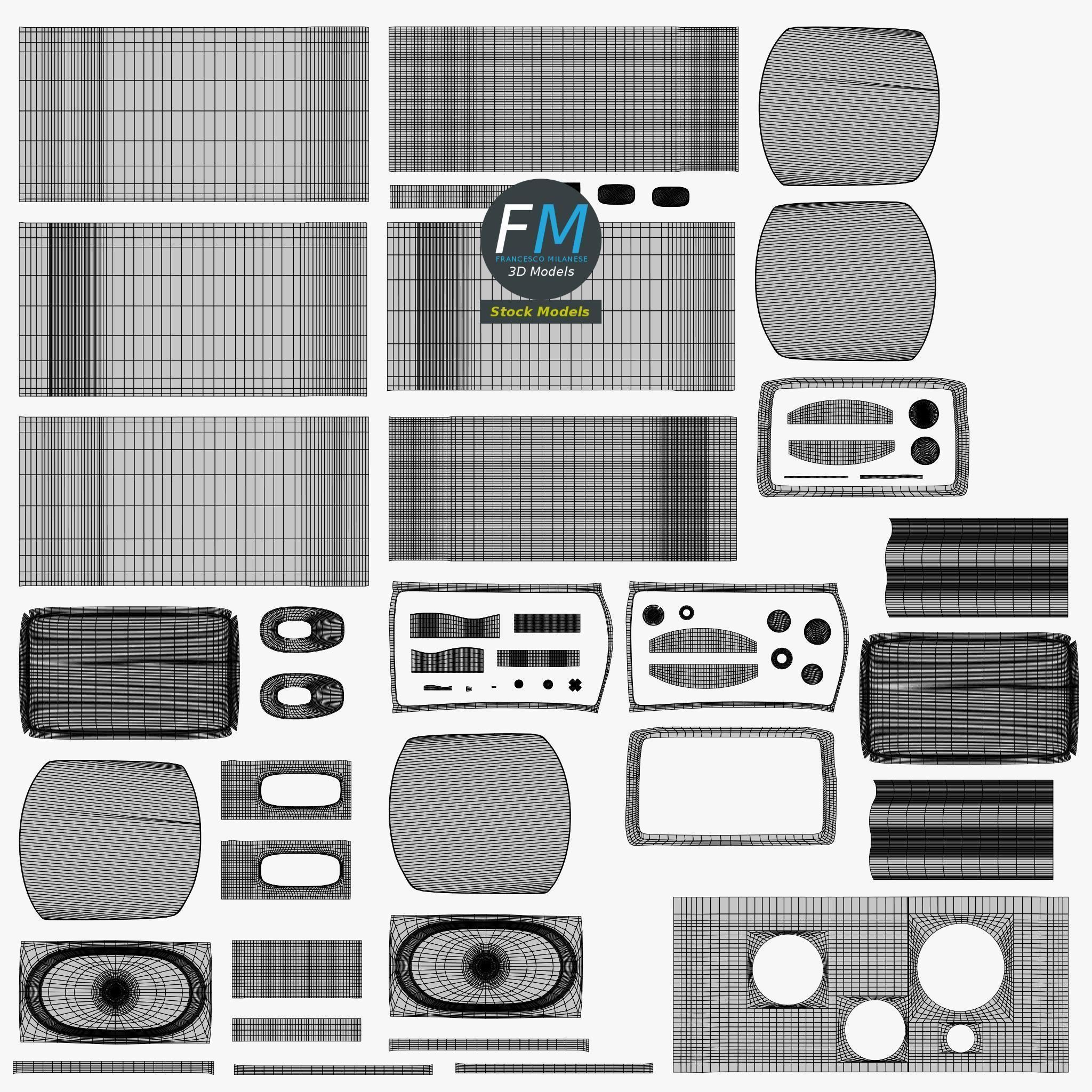PC speakers 4 3D model_11