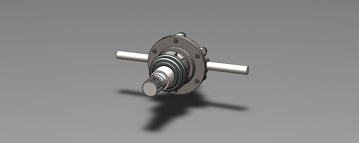 Differential Gearbox 3D model_3