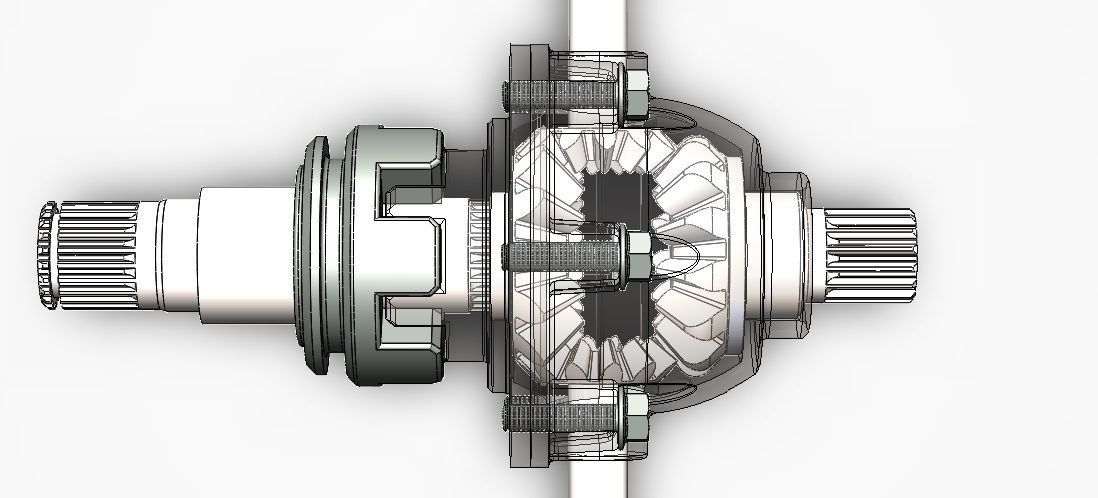 Differential Gearbox 3D model_10