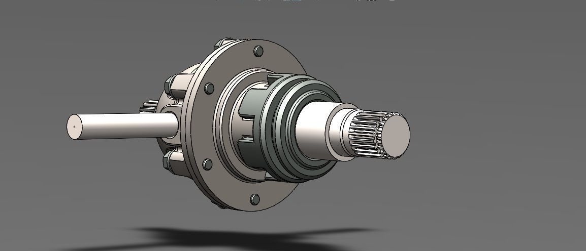 Differential Gearbox 3D model_8
