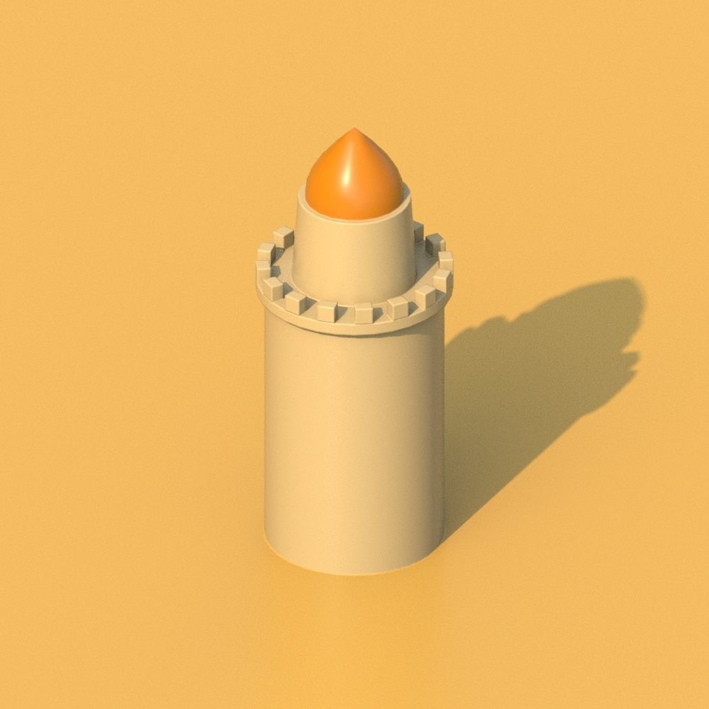 Isometric Cartoon Low Poly Medieval Castle 3D model Low-poly 3D model_47