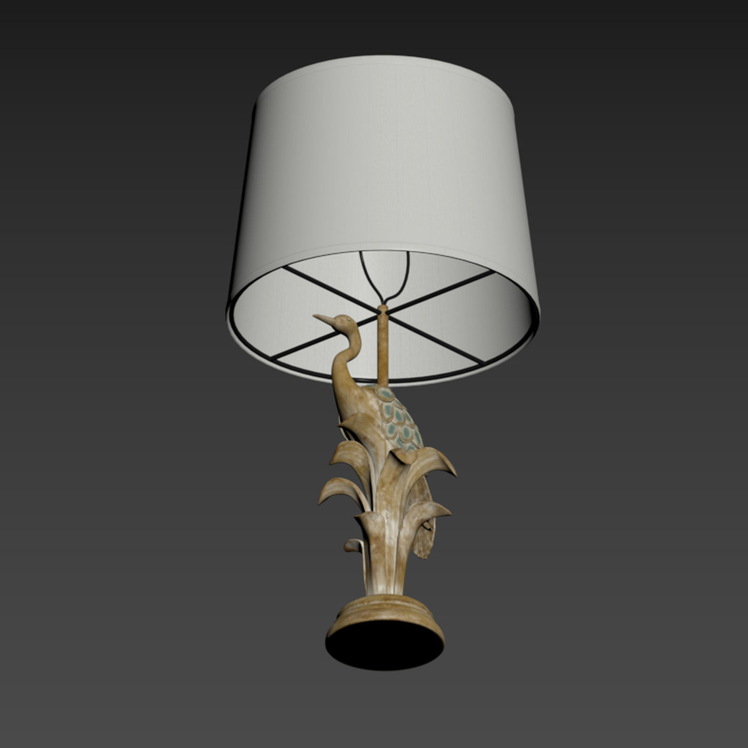 Model Flamingo lamp  3D model_3
