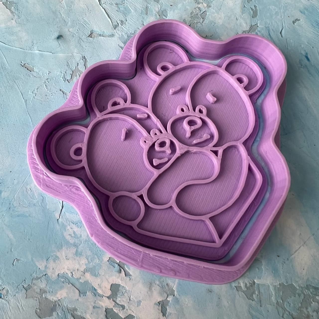 Bears Cookie Cutter 3D print model_3