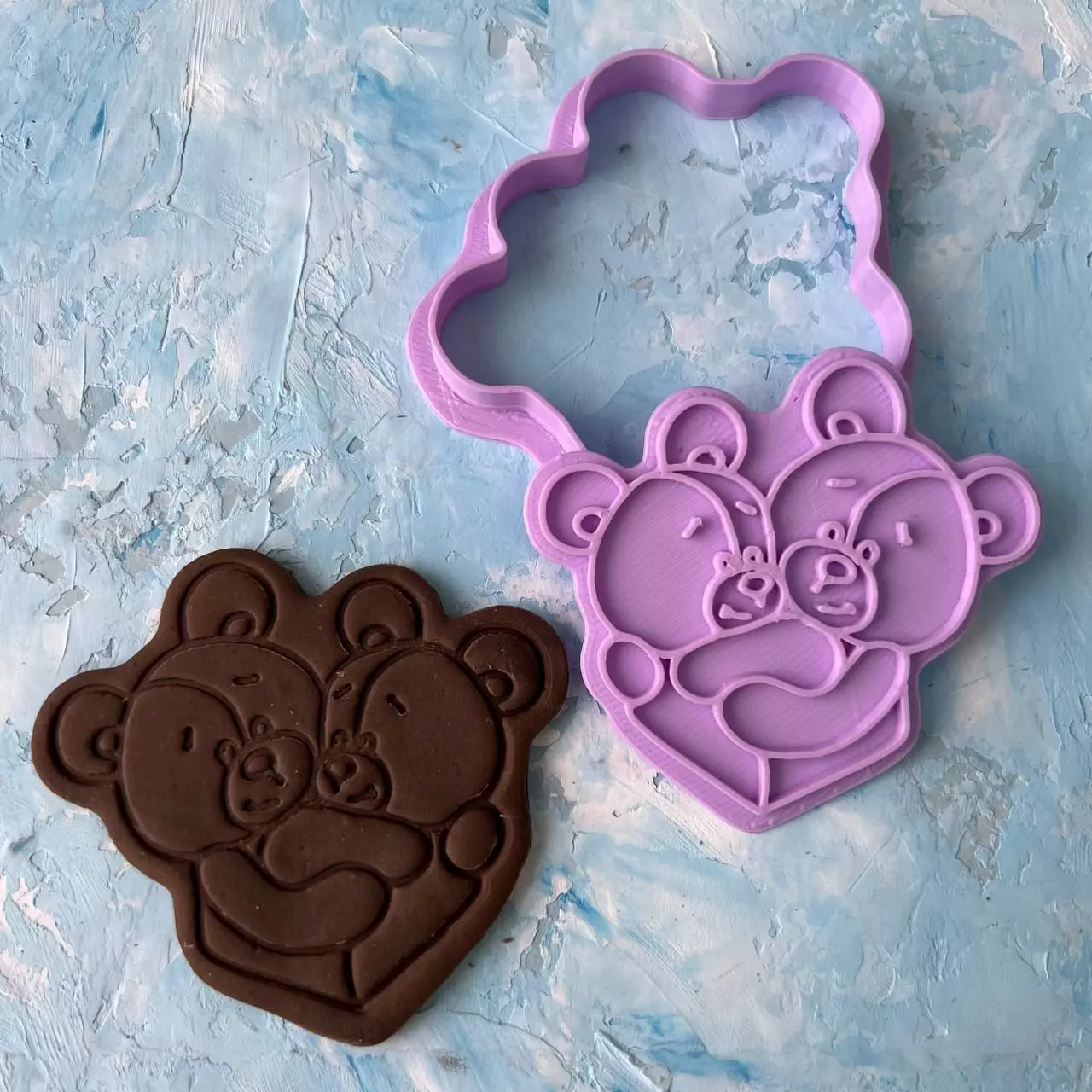 Bears Cookie Cutter 3D print model_0