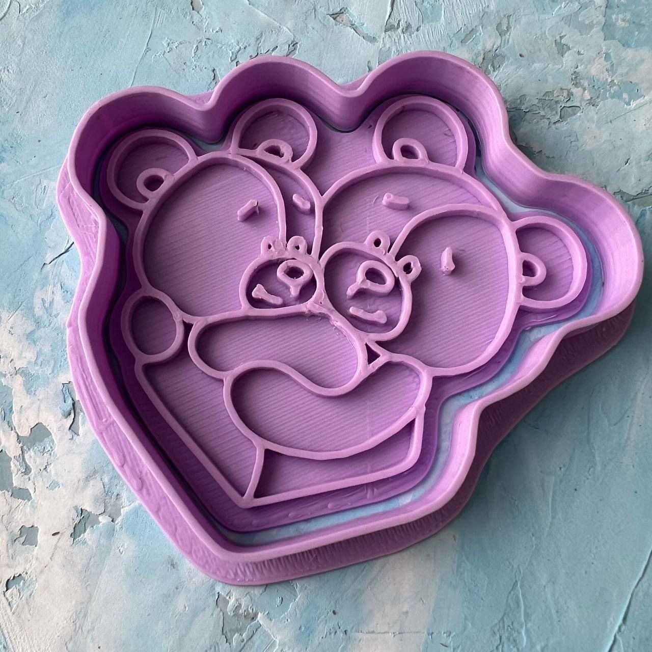 Bears Cookie Cutter 3D print model_2