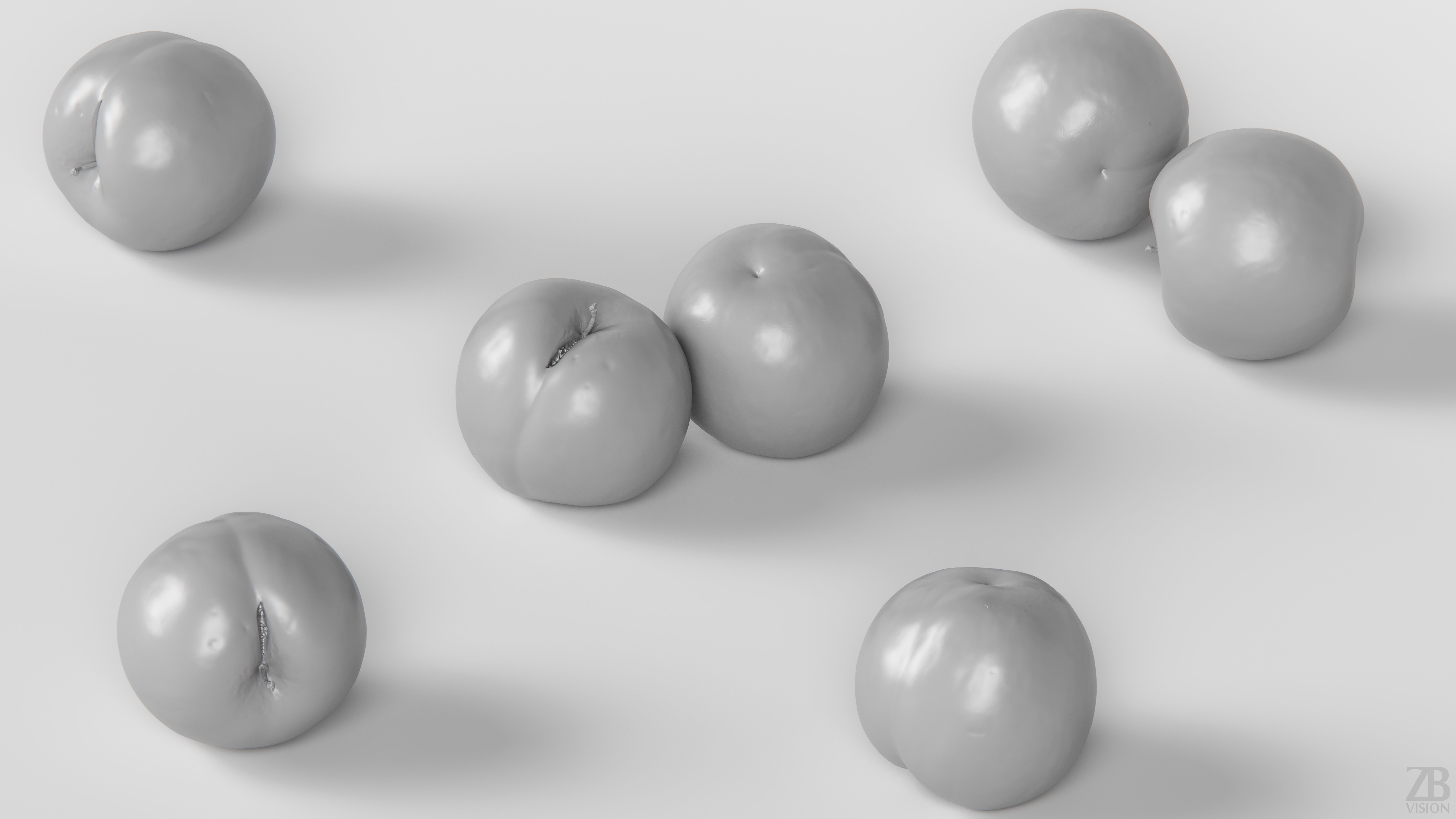 Plum  3D model_3