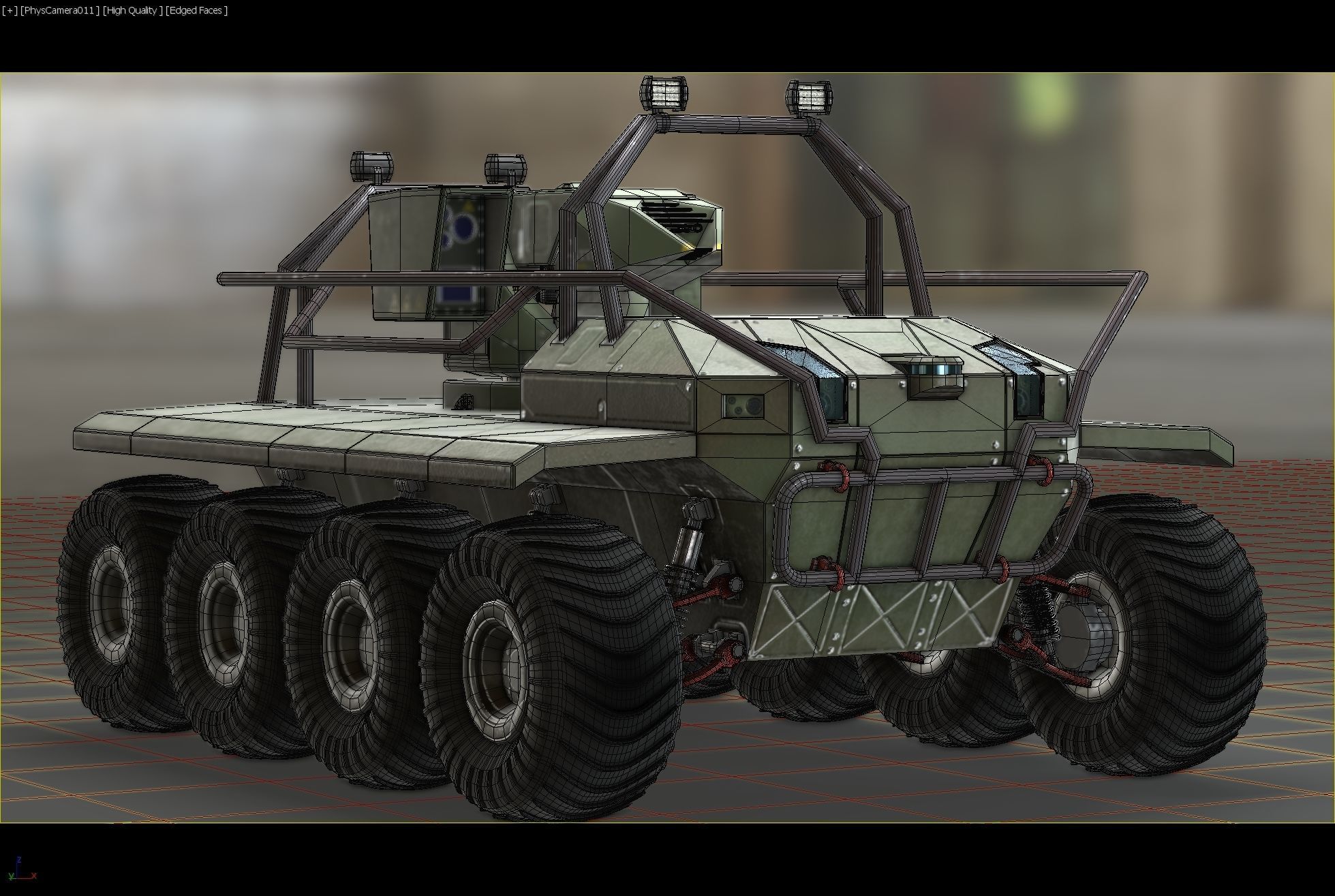 UGV with automatic Natter Turret 3D model_19