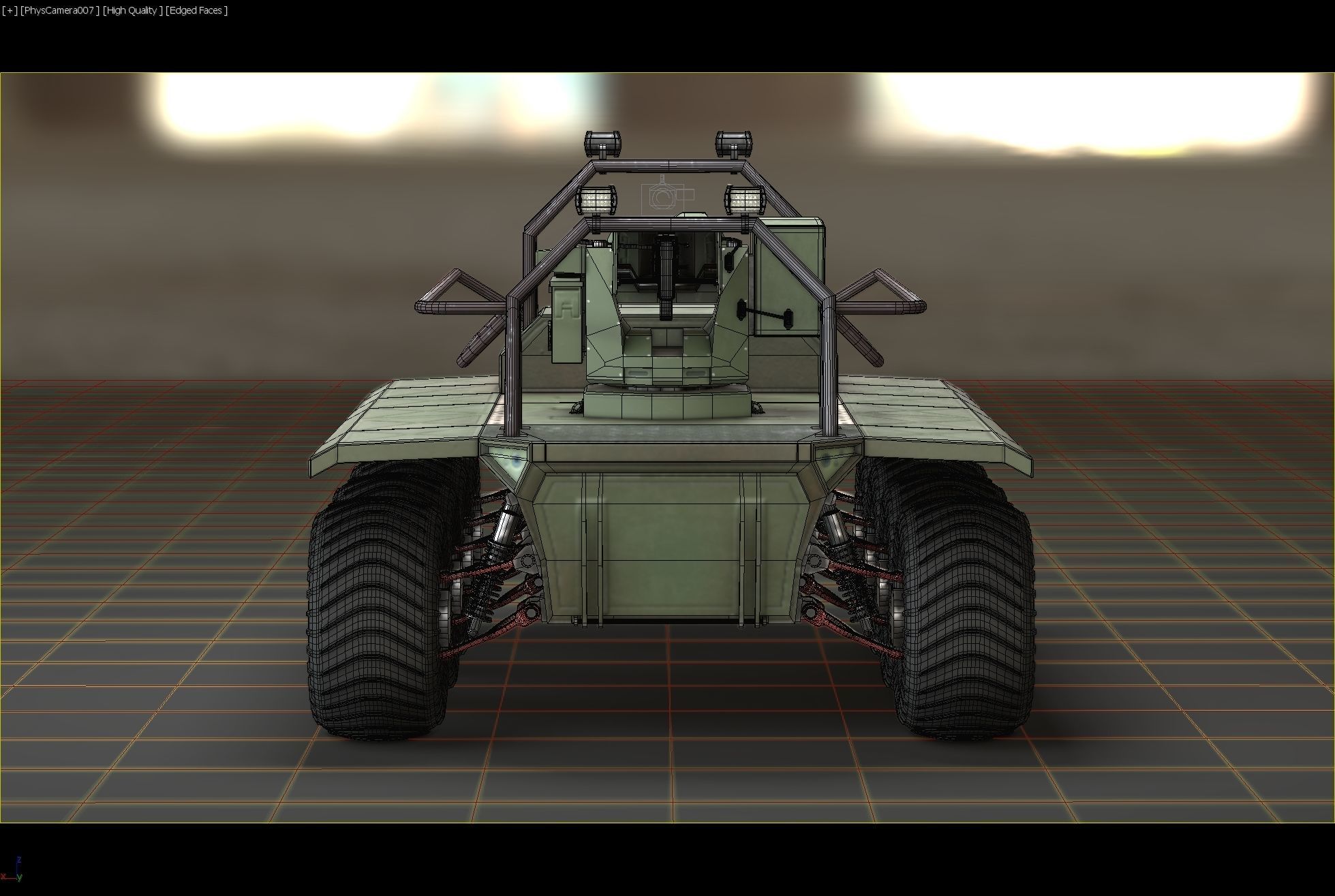 UGV with automatic Natter Turret 3D model_12