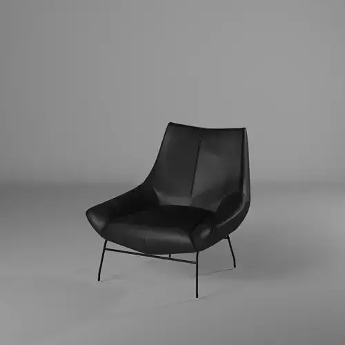 Leather Accent Chairs Modern Gray