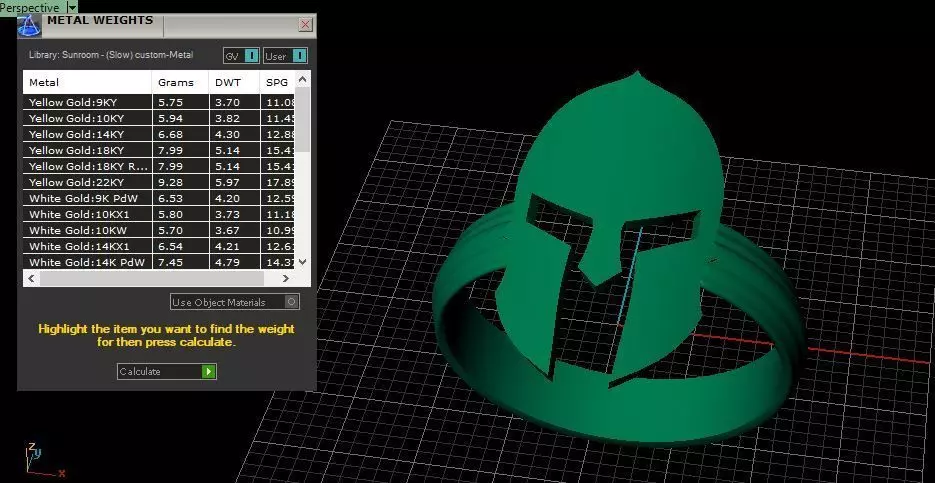 Spartan ring Free 3D print model