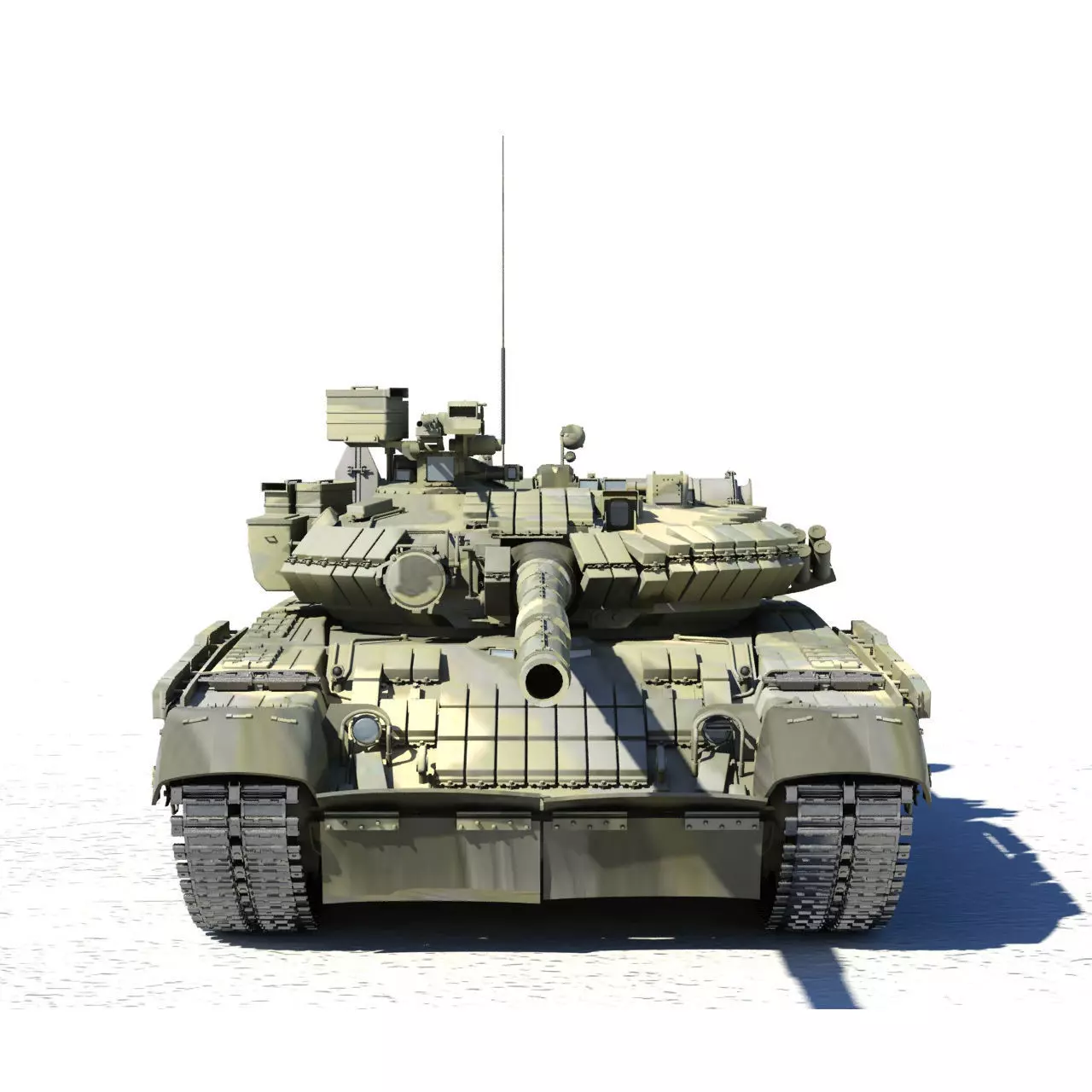 T-80U russian tank - russian tank 3D print model_0