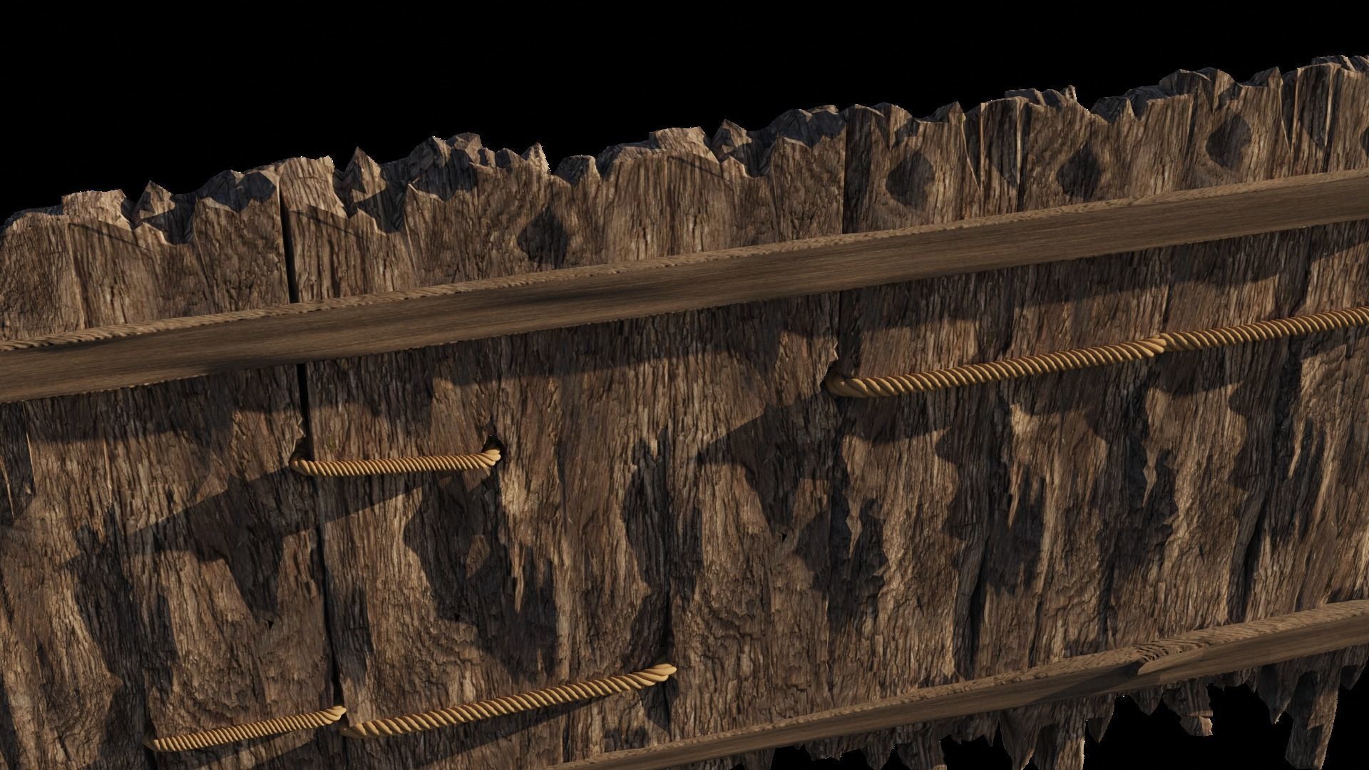 Wooden Planks 3D model_5