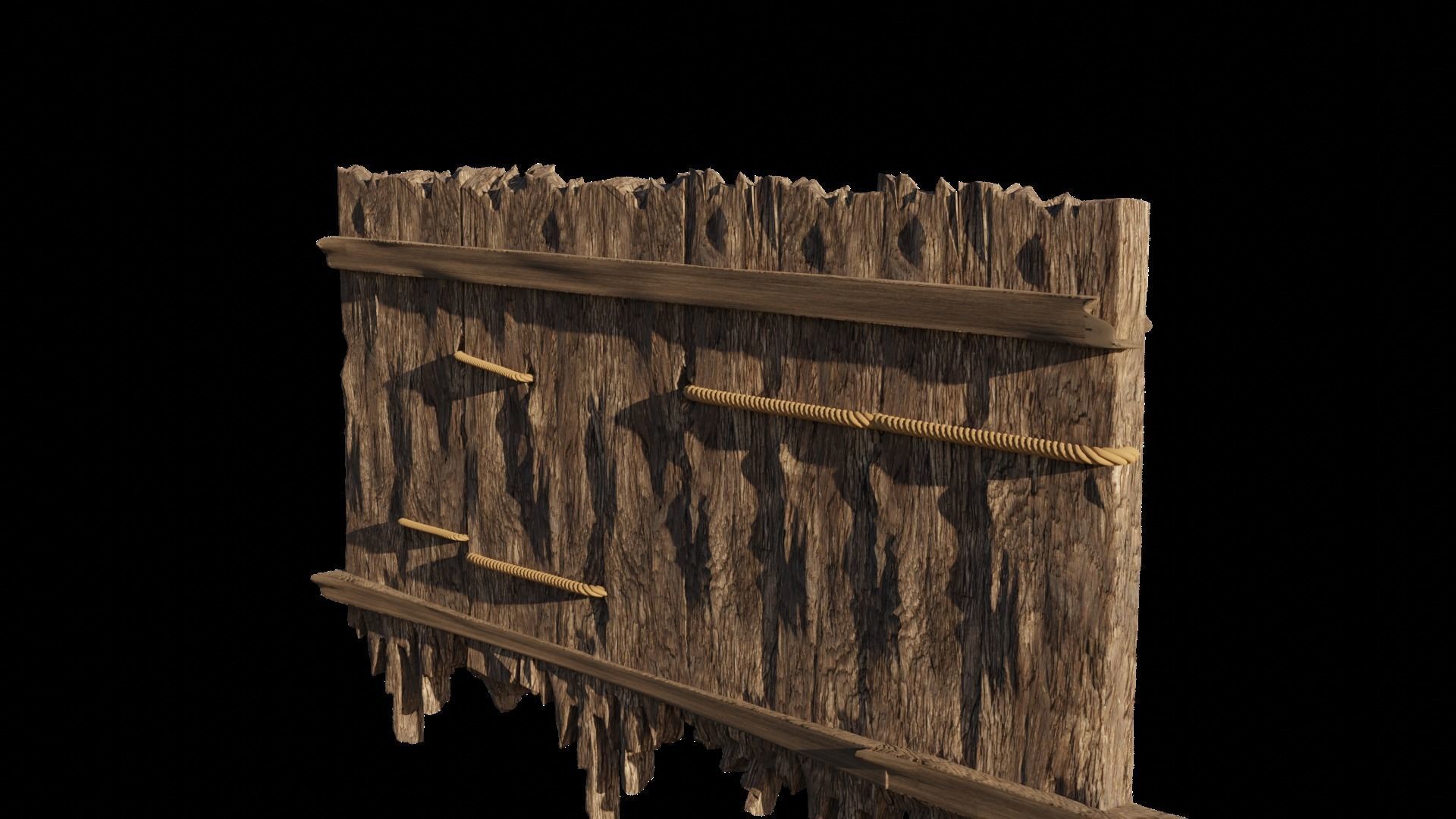 Wooden Planks 3D model_6