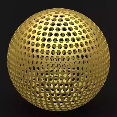 Hexagonal Sphere 3D print model