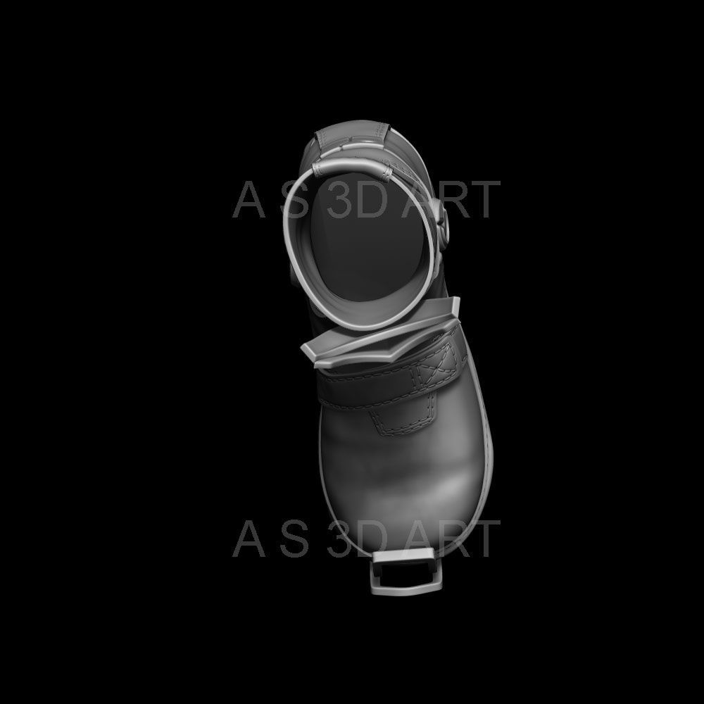 Sci fi shoes vol1 highpoly zbrush 3D model_8