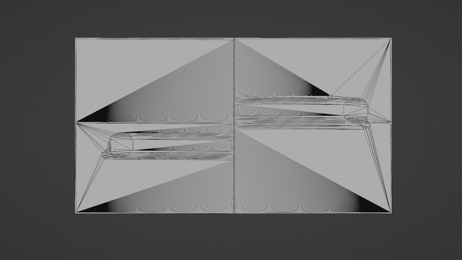 Voxel Ping Pong Table  Low-poly 3D model_8