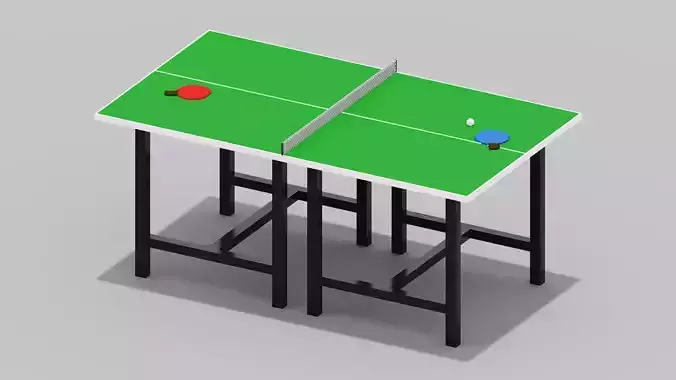 Voxel Ping Pong Table 