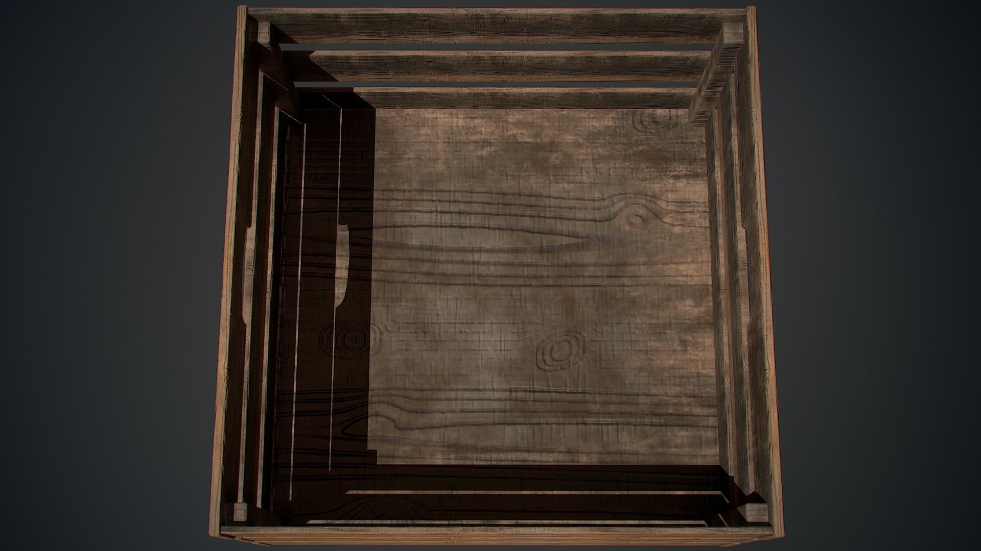 Food box Low-poly 3D model_5