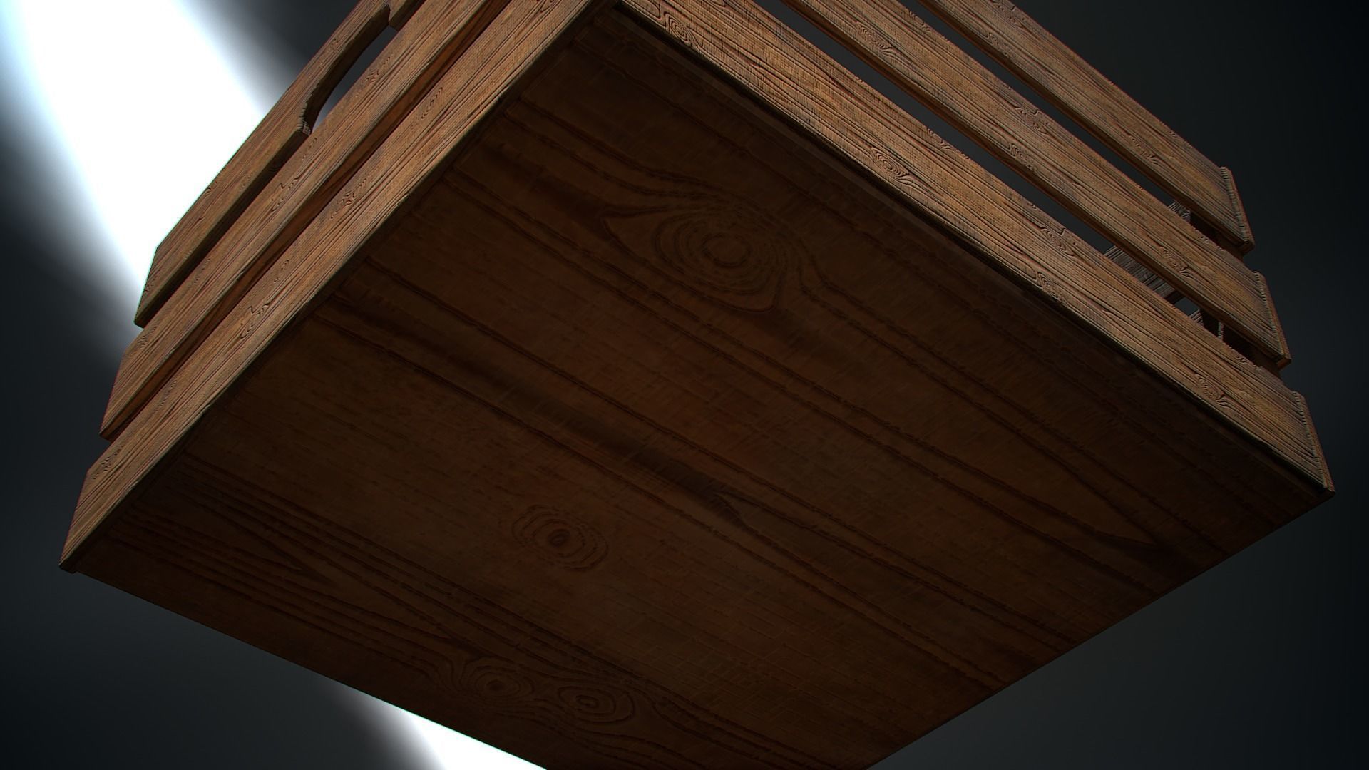 Food box Low-poly 3D model_11