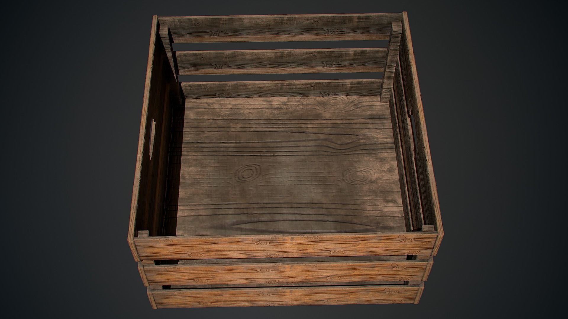 Food box Low-poly 3D model_10