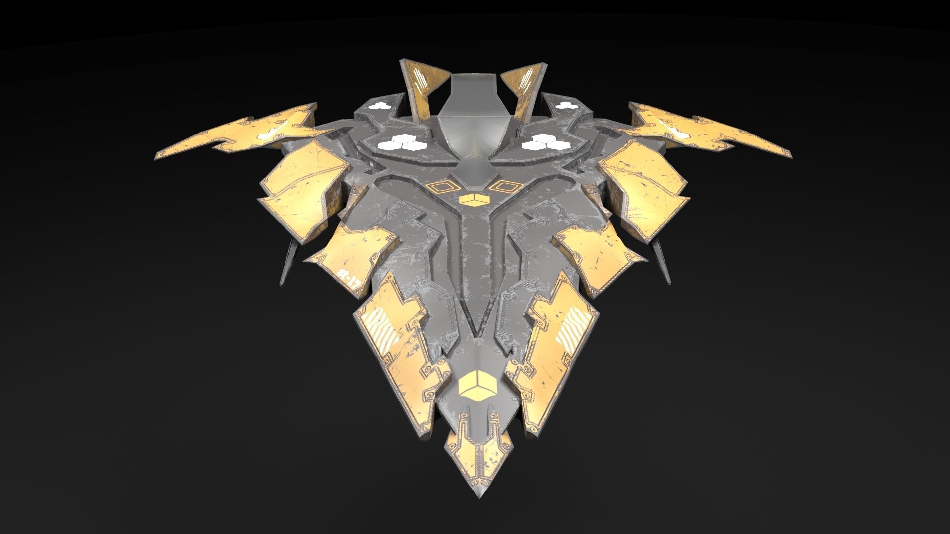 Aircraft Spaceship Pack V01 3D model_5