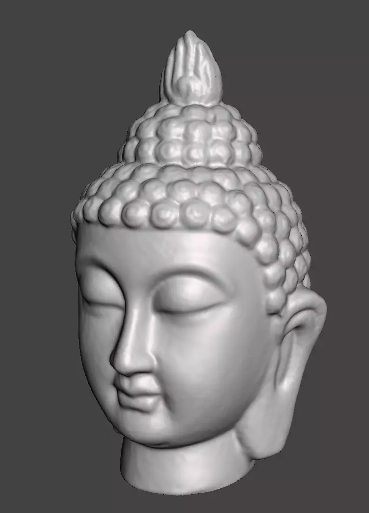 Buddha Bust 3D print model_0
