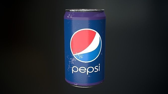 Pepsi Free model  Free low-poly 3D model