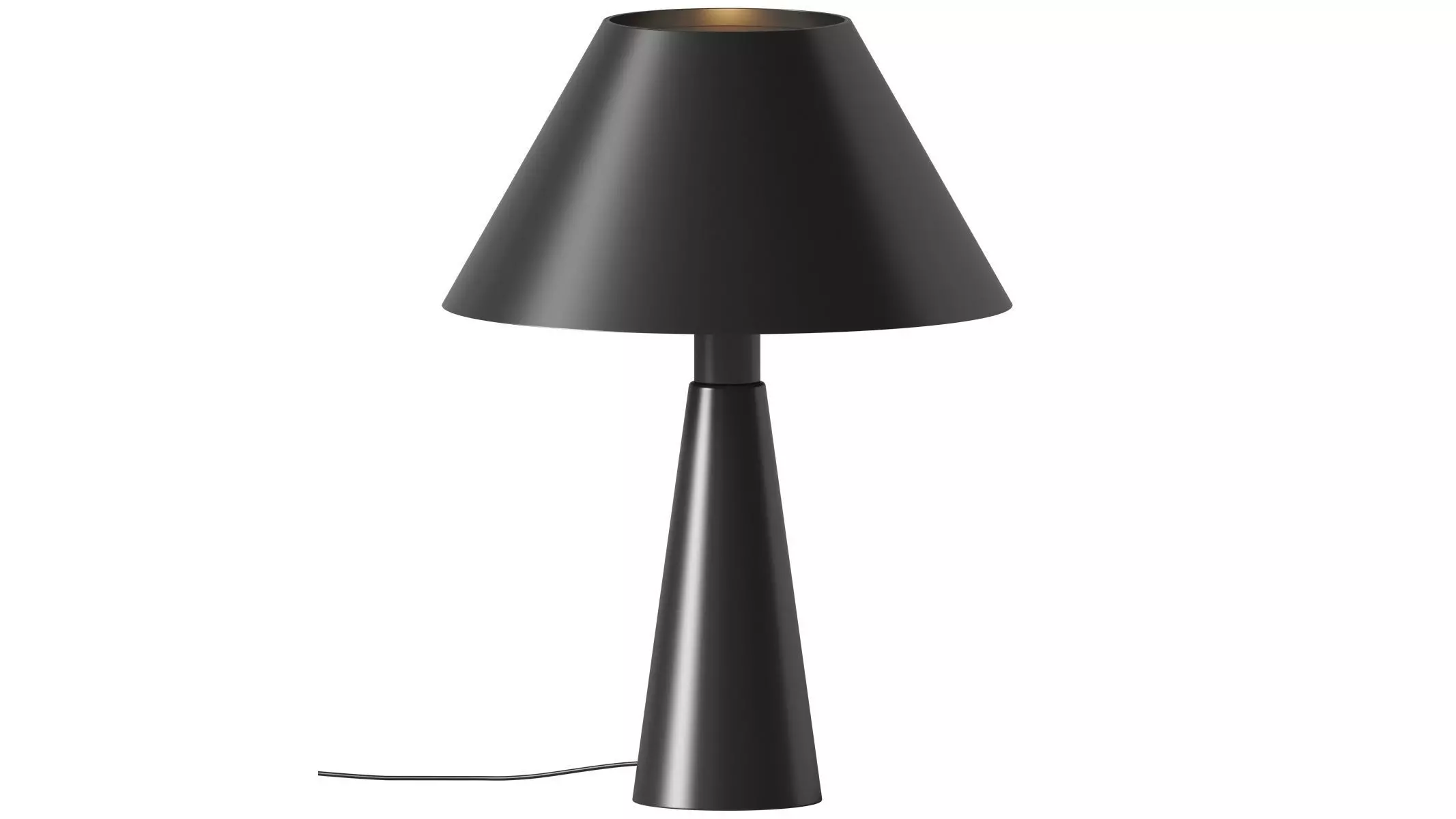Vega Table Lamp - Noir 3D model_0