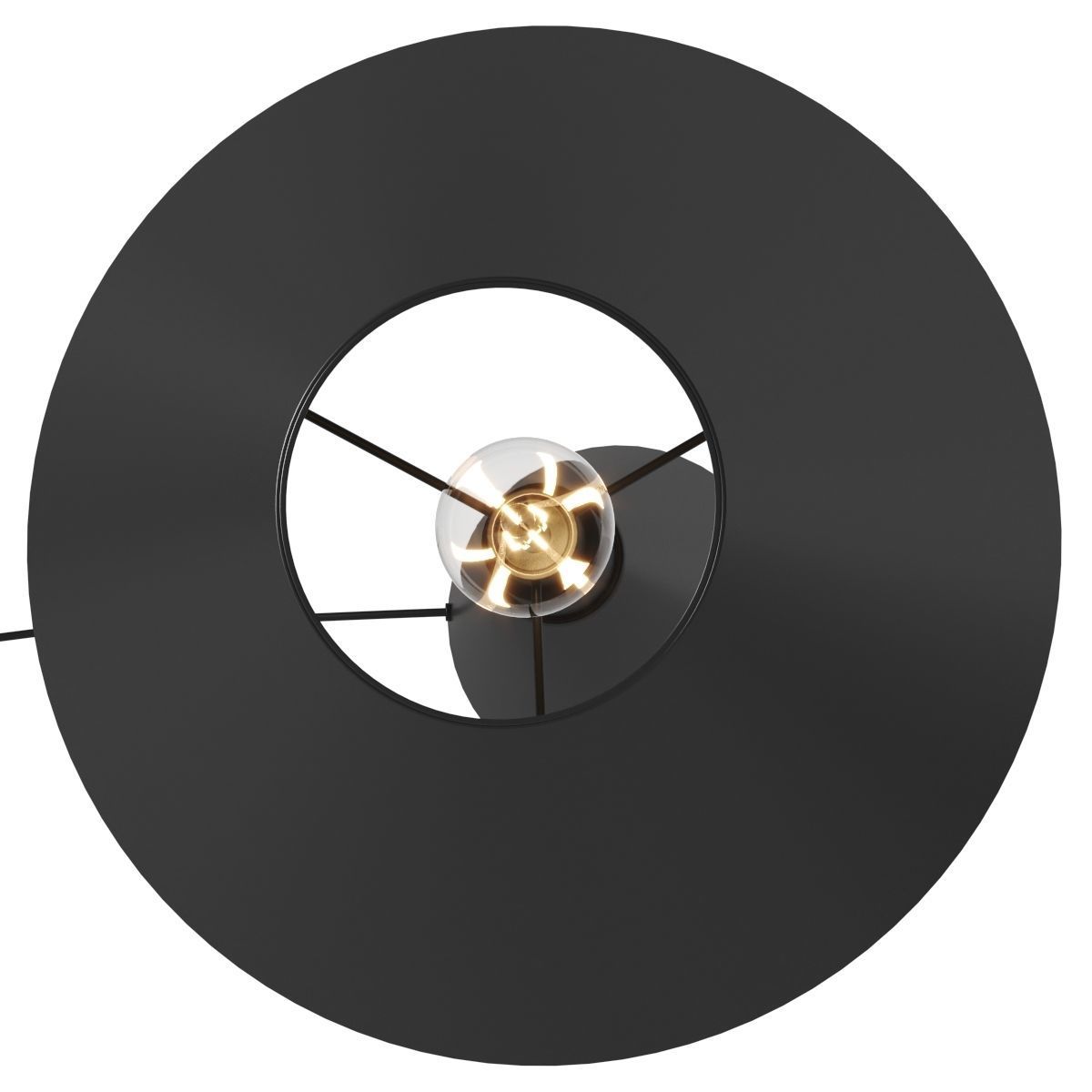 Vega Table Lamp - Noir 3D model_1