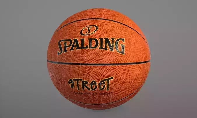 Basketball Outdoor Spalding Street Low-poly 3D model