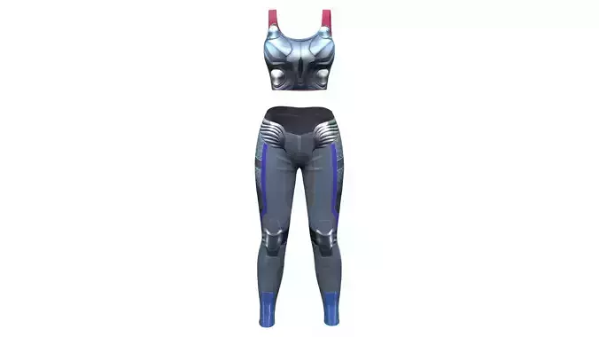 Futuristic Top And Pants