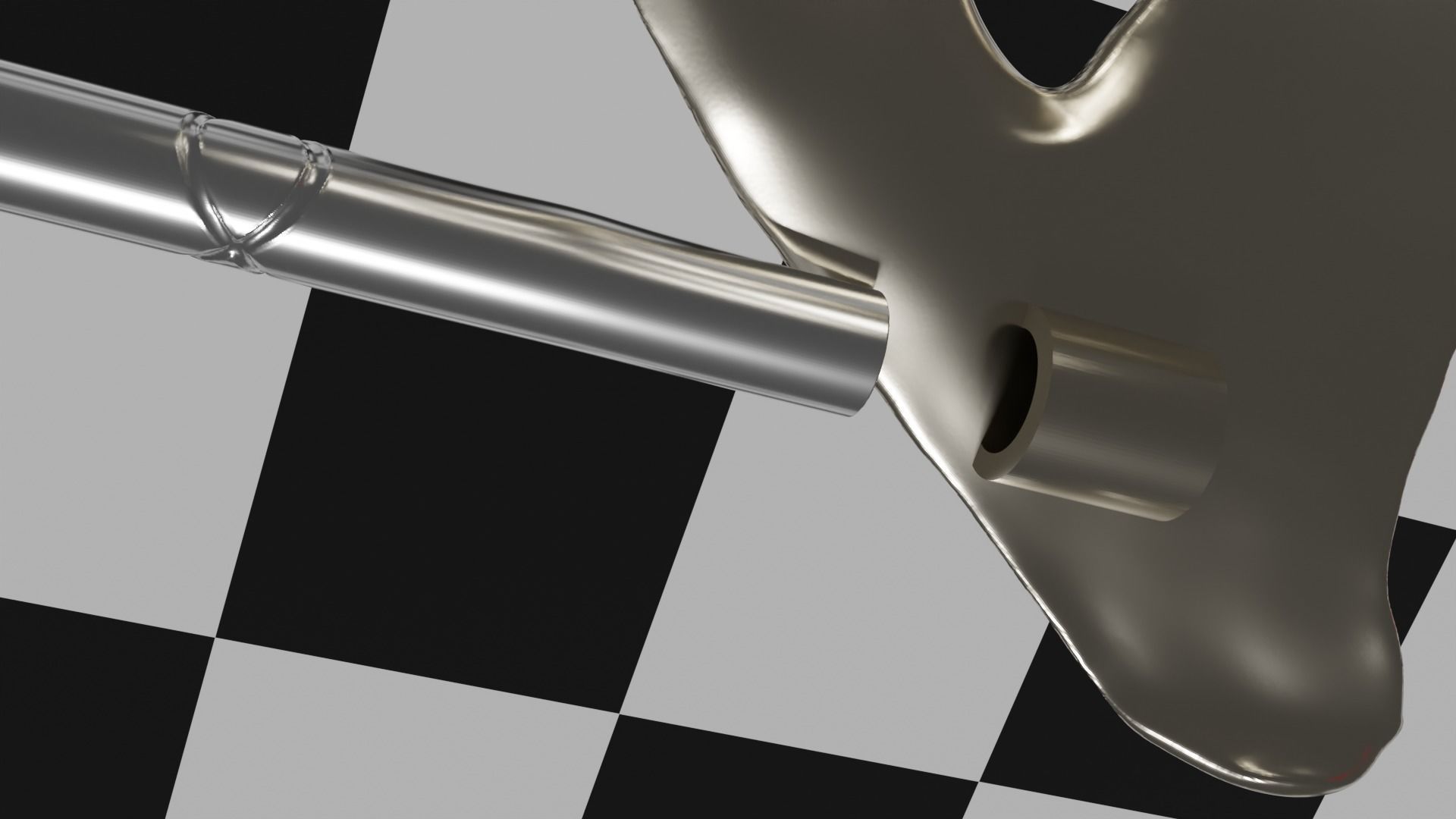 Masquerade Mask on Stick 3D print model_9