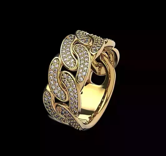 Chain ring 3D print model