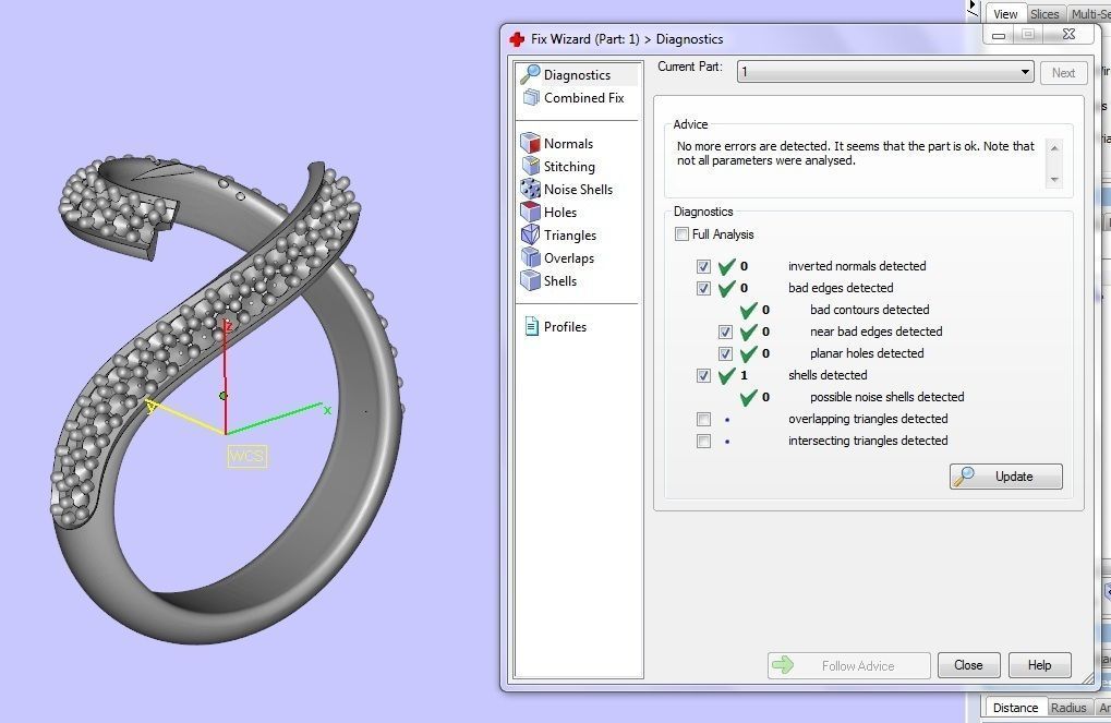 Ruban Diamond Ring 3d Print Model 3D print model_7