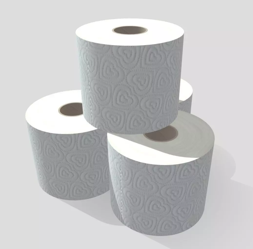 Toilet Paper Free 3D model