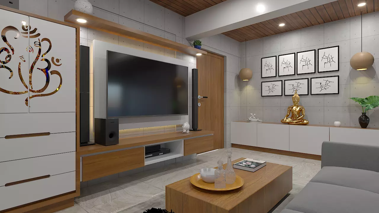 Living Room Interior Design - 3 3D model