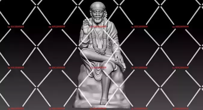 Sai Baba Idol Murti for Home 3D print model