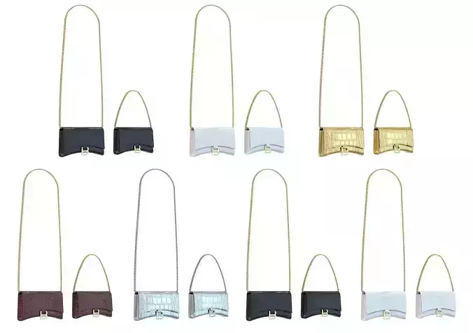 Balenciaga Hourglass Wallet On Chain