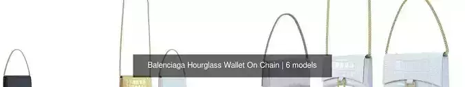 Balenciaga Hourglass Wallet On Chain