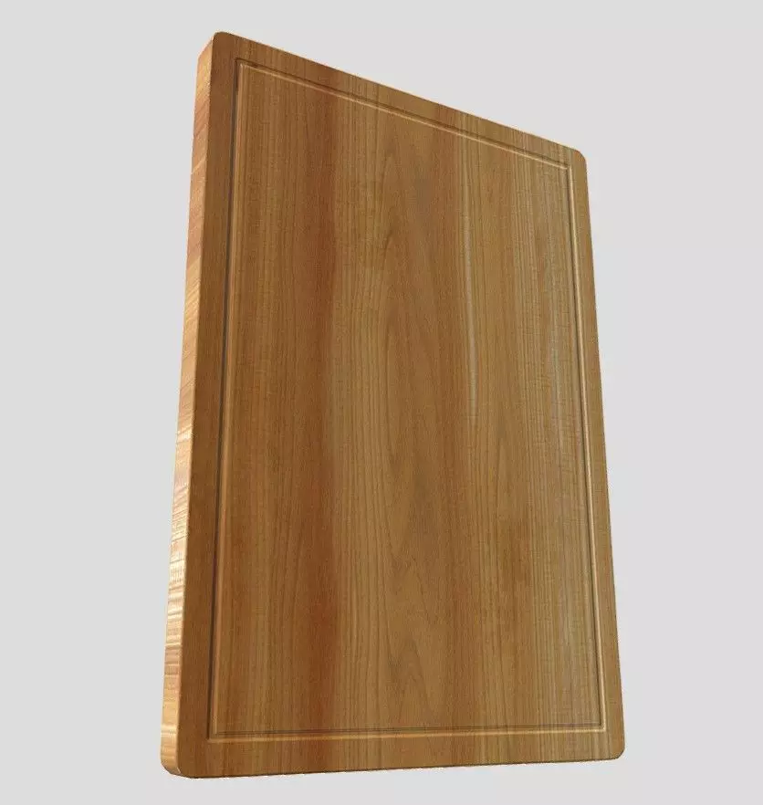 Wood Cutting Board Free 3D model