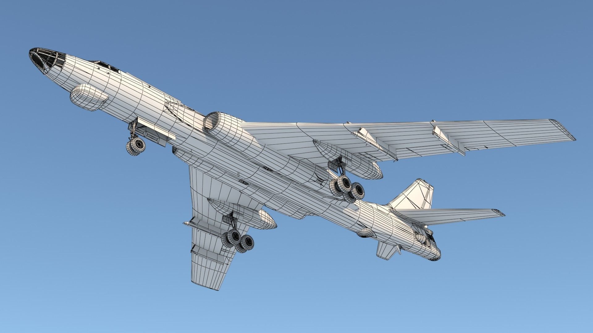 Xian H-6 3D model_16