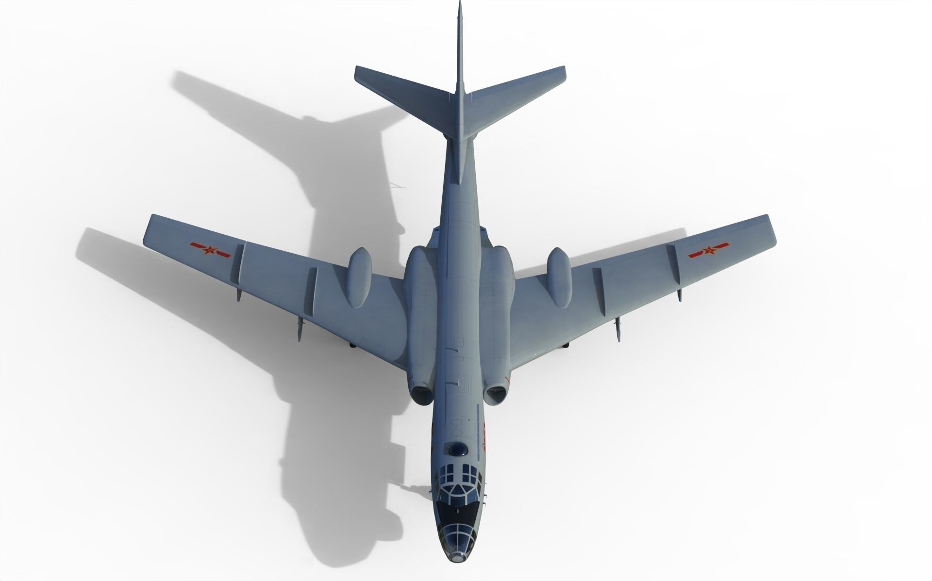 Xian H-6 3D model_6