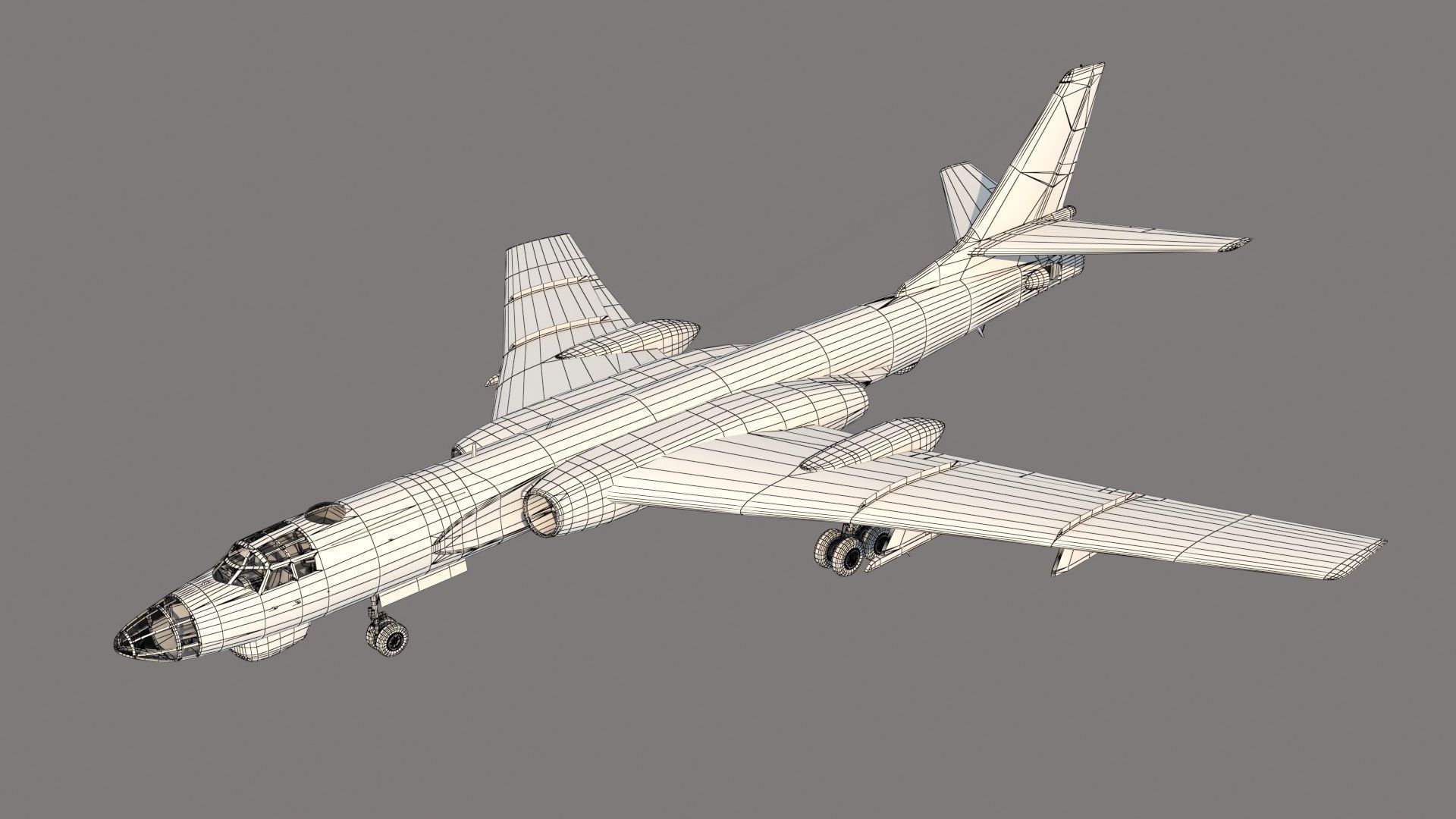 Xian H-6 3D model_14