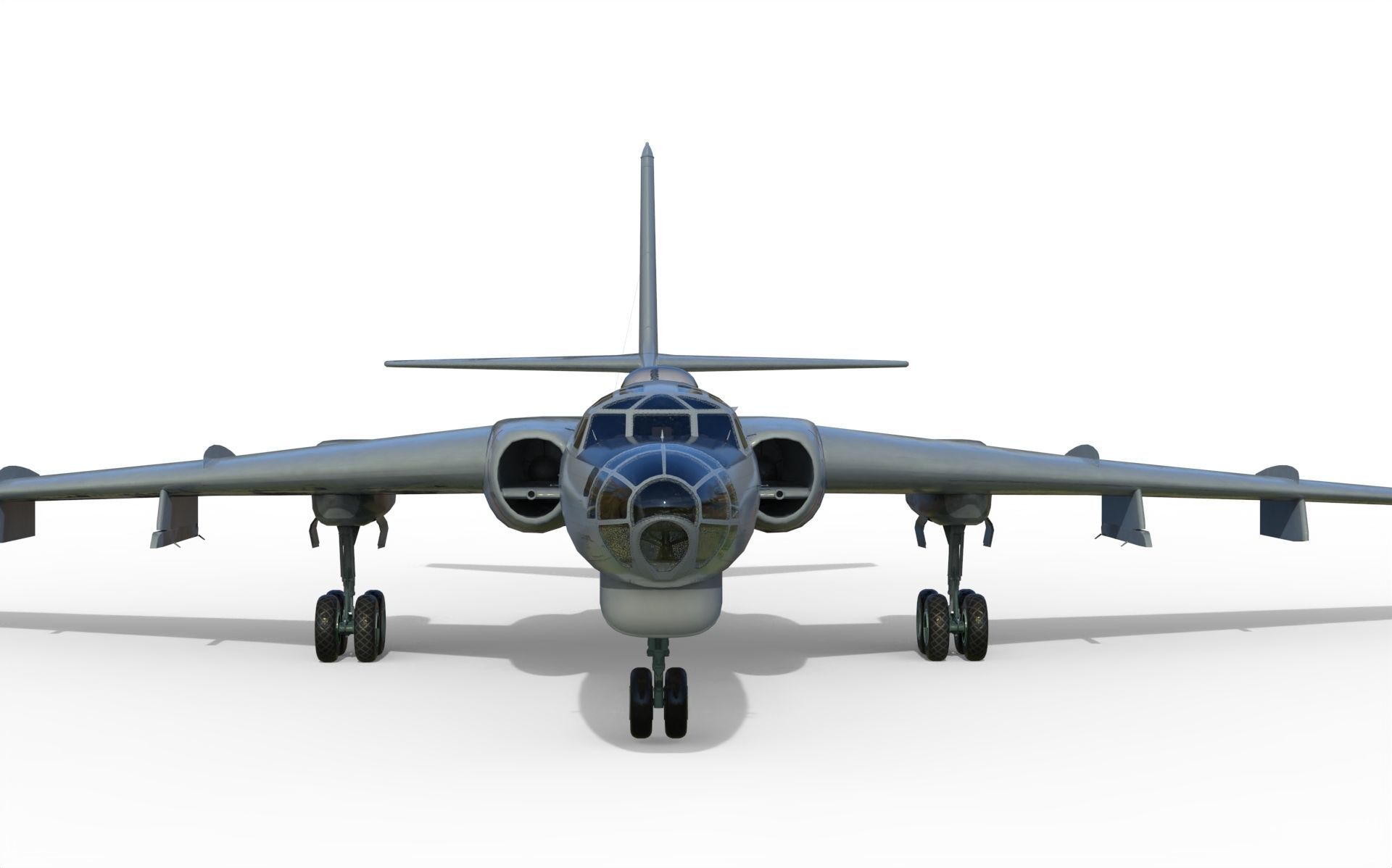 Xian H-6 3D model_5