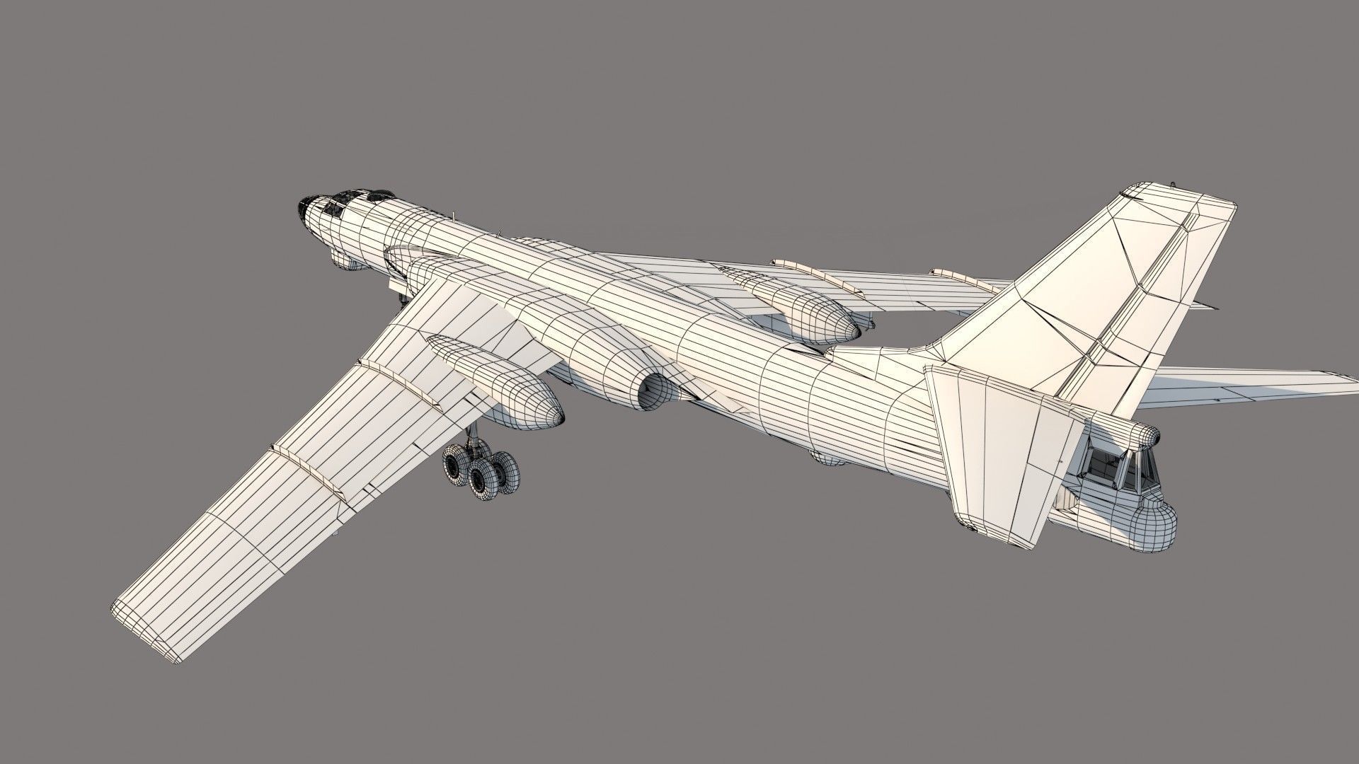 Xian H-6 3D model_17