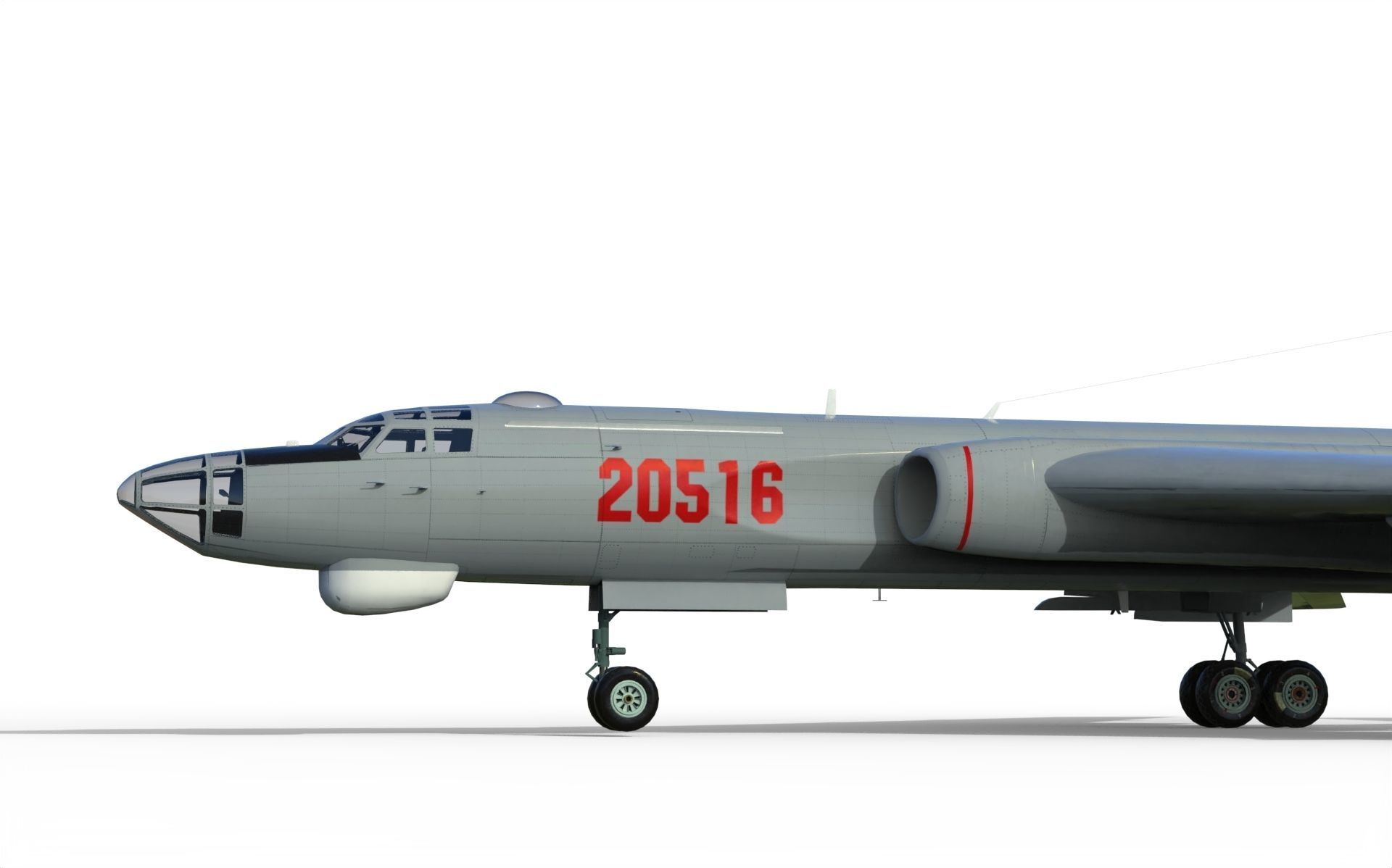 Xian H-6 3D model_3