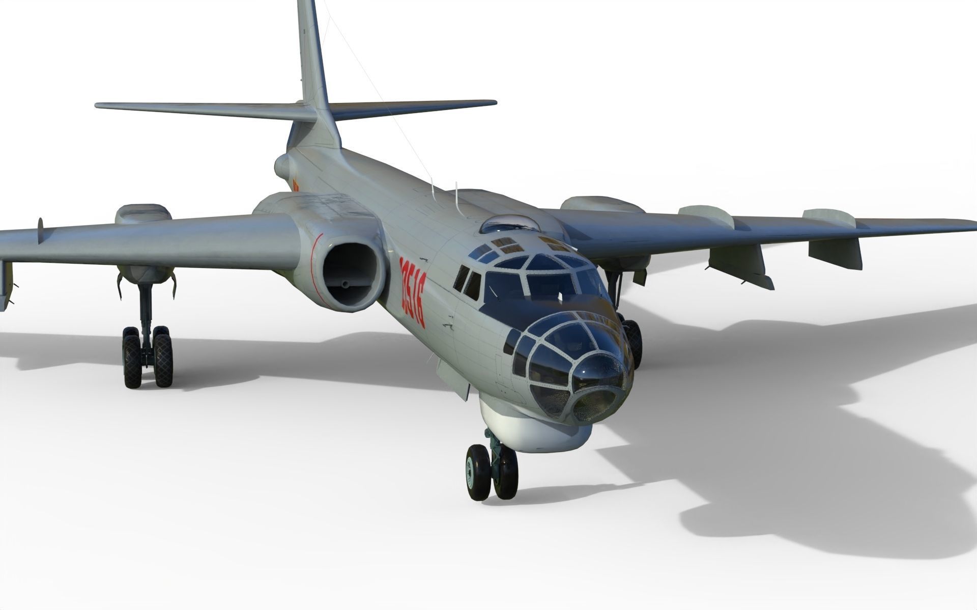 Xian H-6 3D model_1