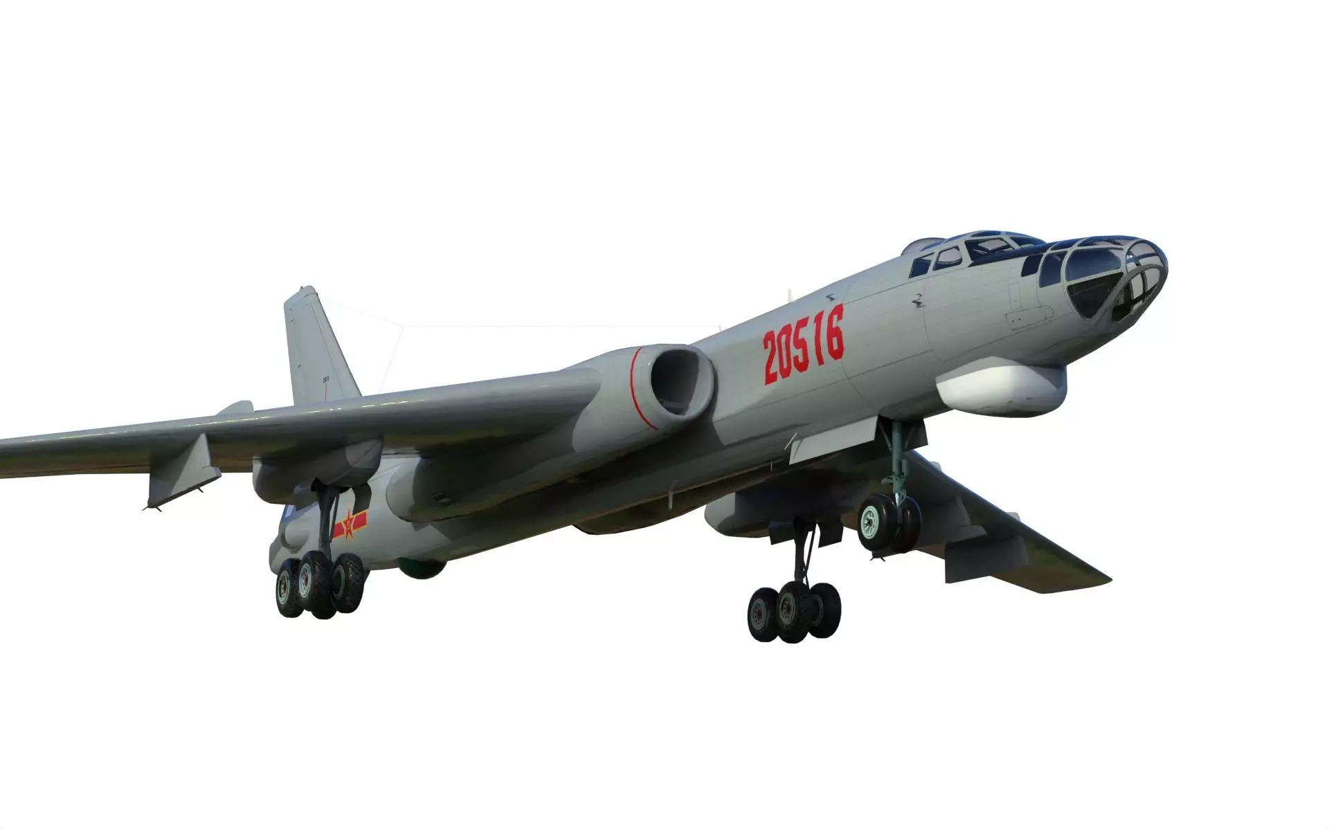 Xian H-6 3D model_0
