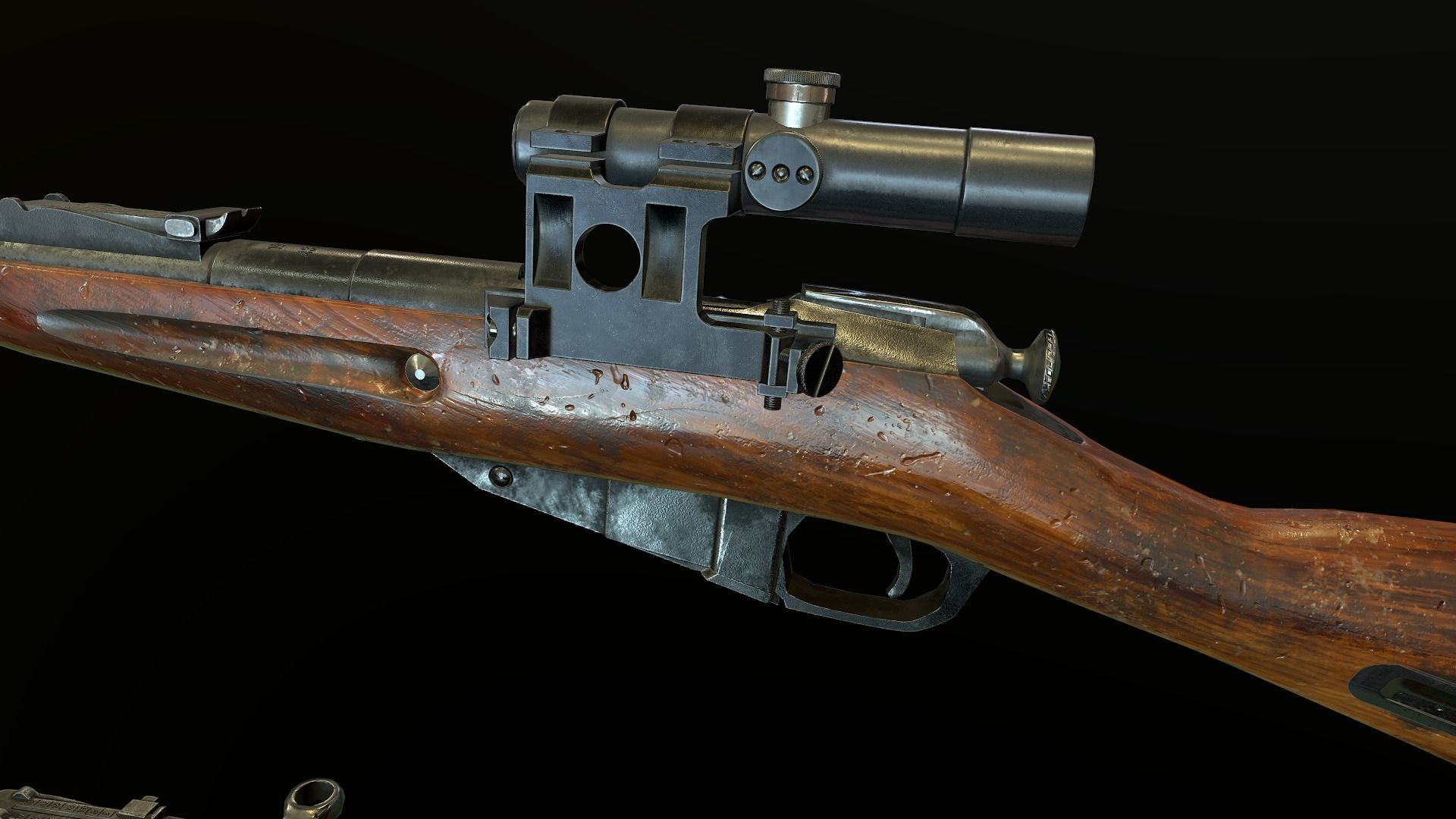 WW2 russian Weapons USSR Pack 3D Model Collection_5