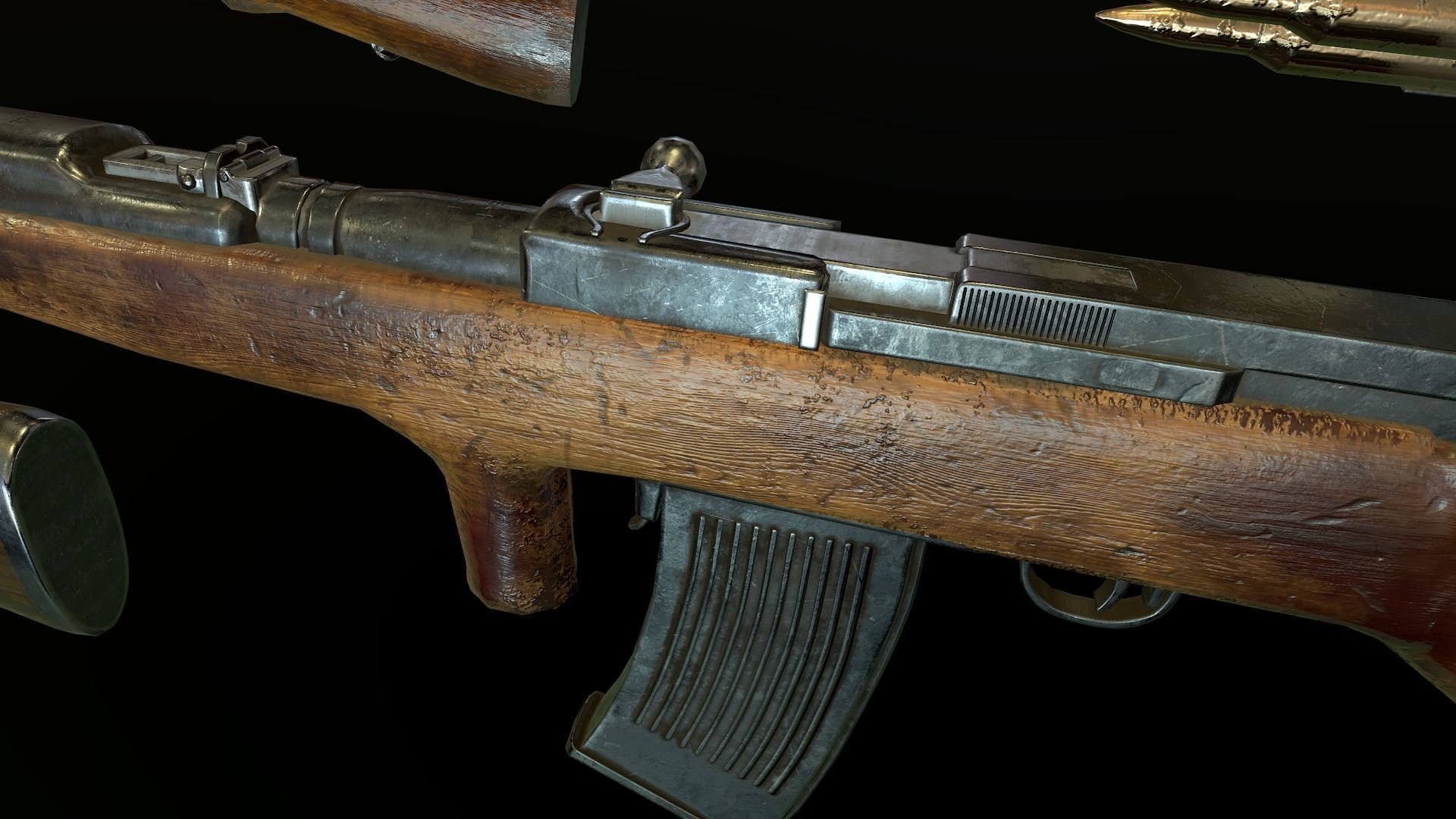 WW2 russian Weapons USSR Pack 3D Model Collection_21